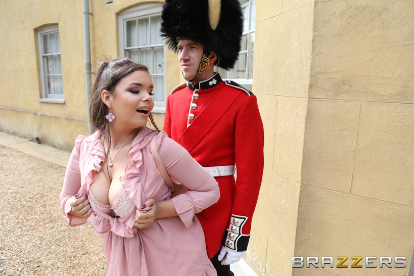 Stroking The Guard's Post 02