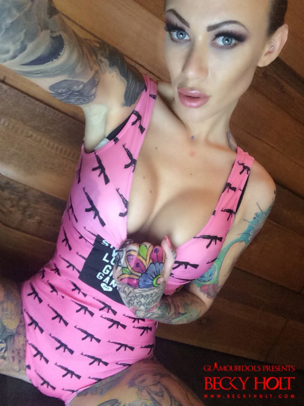 Becky Holt Shows Her Big Tits 00