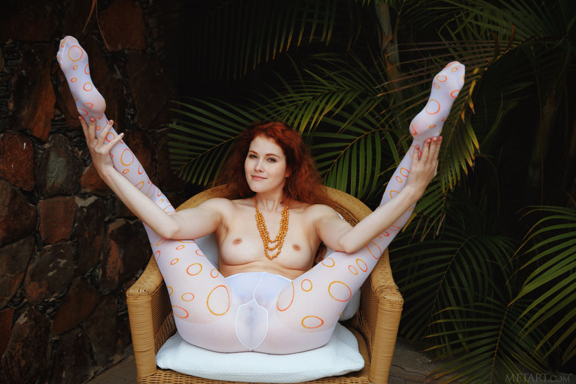 Sexy redhead Adel C always look so hot 05